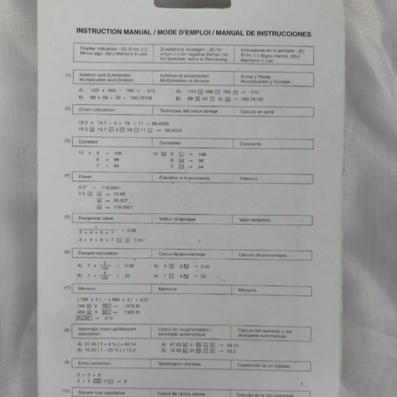 LeWorld Electronic Calculator Model EL-231 Auto Power Off/ READ Description - Picture 2 of 2